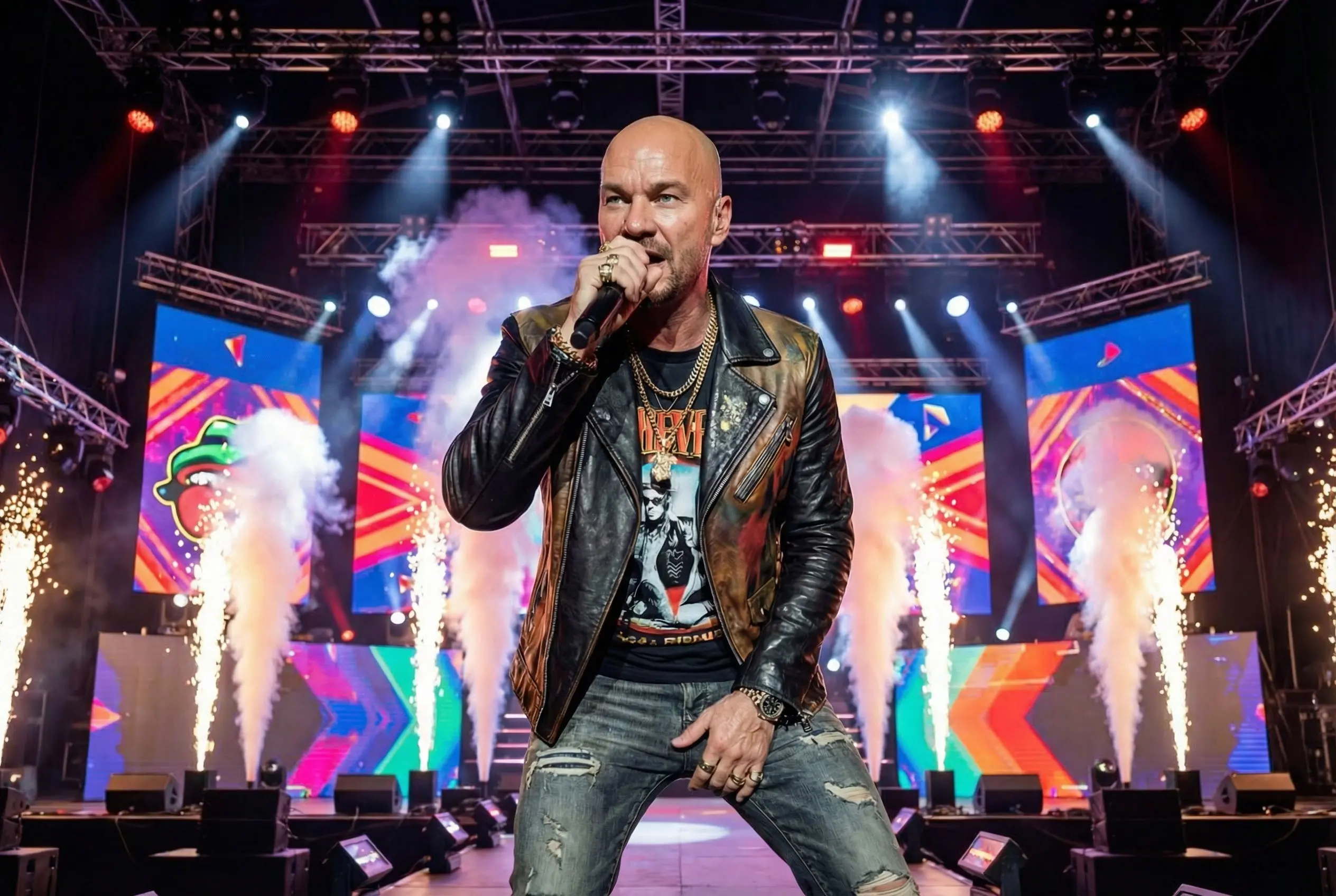 Dino da Brusi - Live Performance Reggaeton Sänger