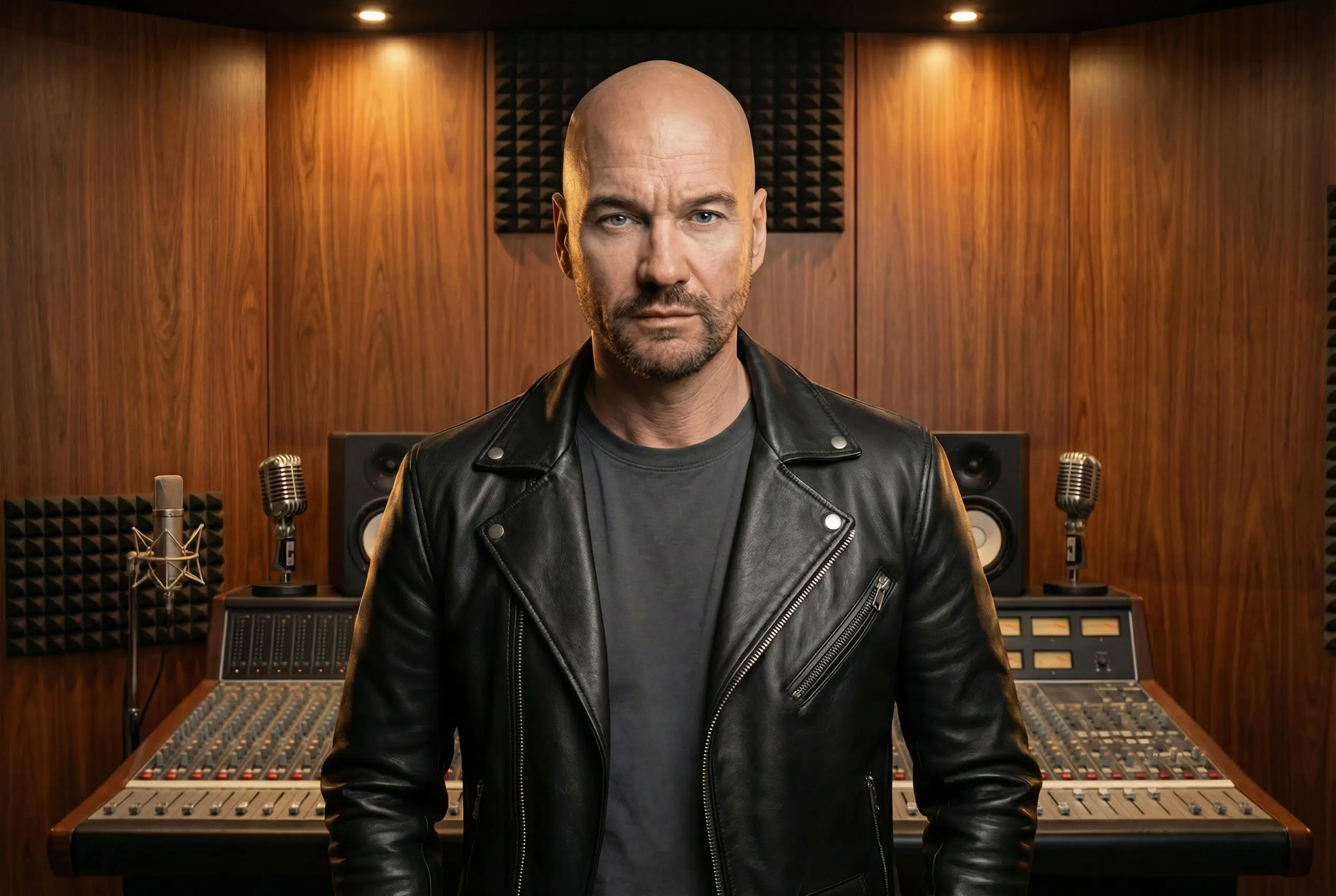 Dino da Brusi - Urban Pop Sänger im Musik Studio